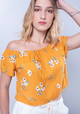 blusa bata feminina estampada