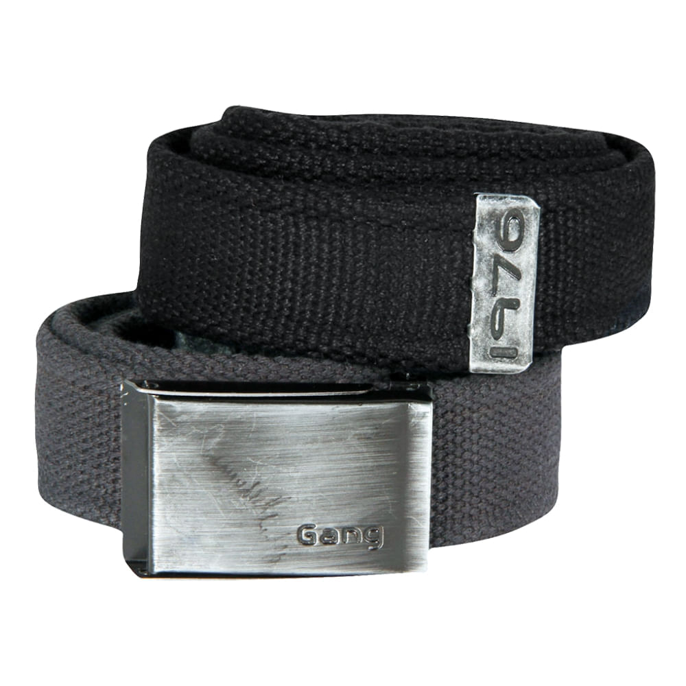 KIT C/ 2 CINTO BASICO GANG PRETO E CHUMBO