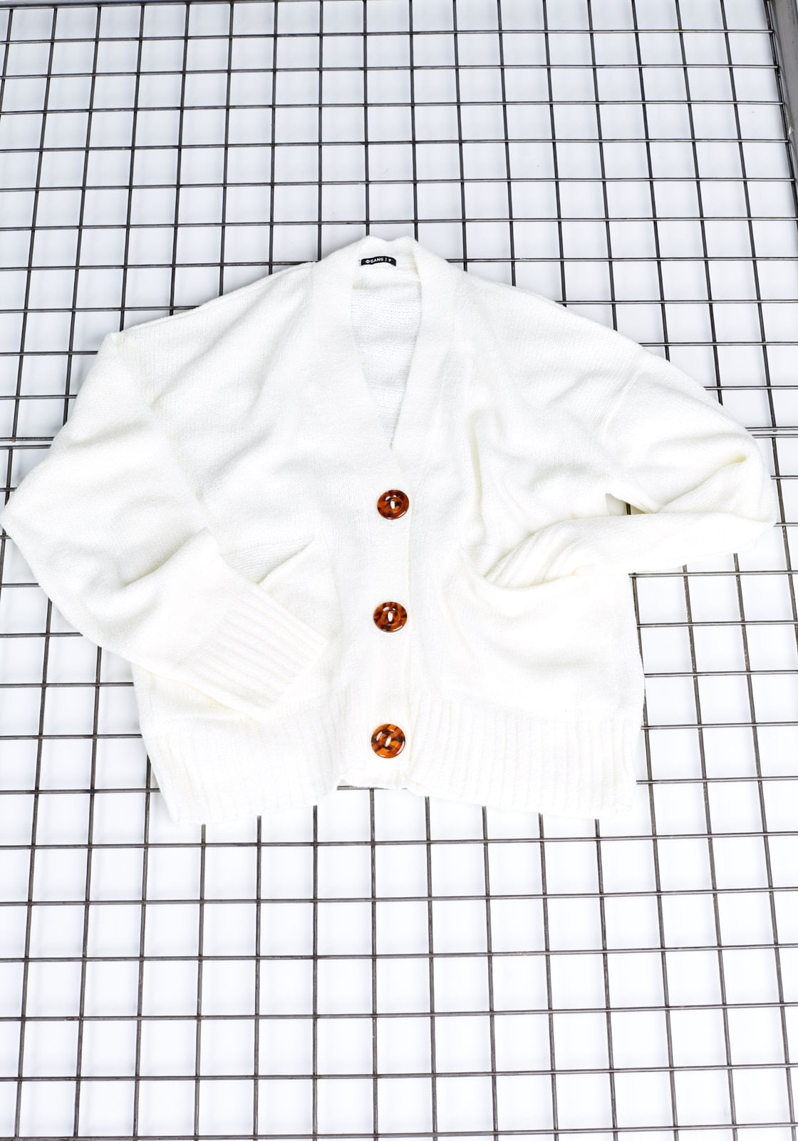 cardigan tricot off white