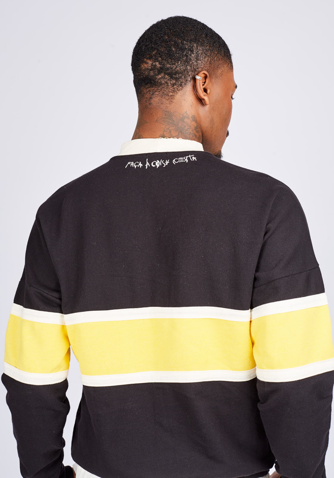 half red half yellow moletom com capuz