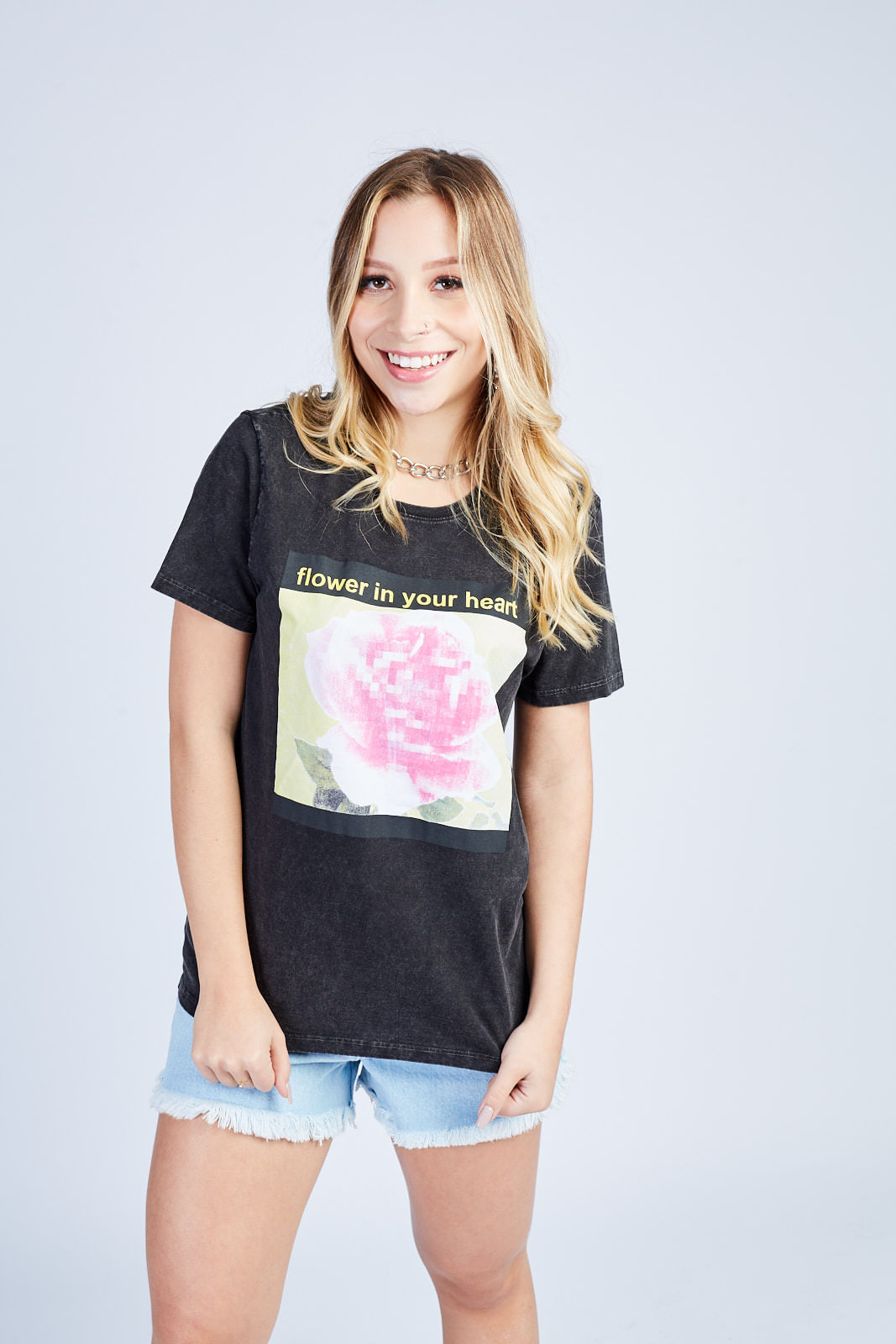 blusa t shirt preta