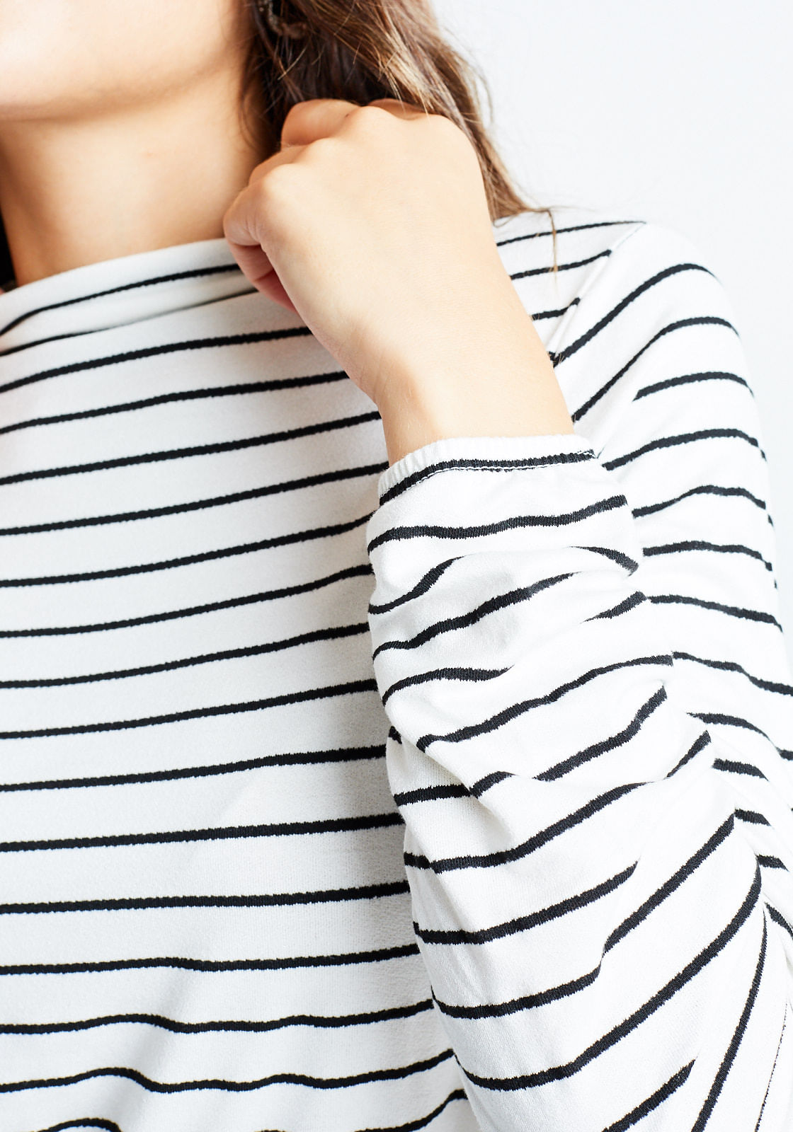 blusa manga longa listrada