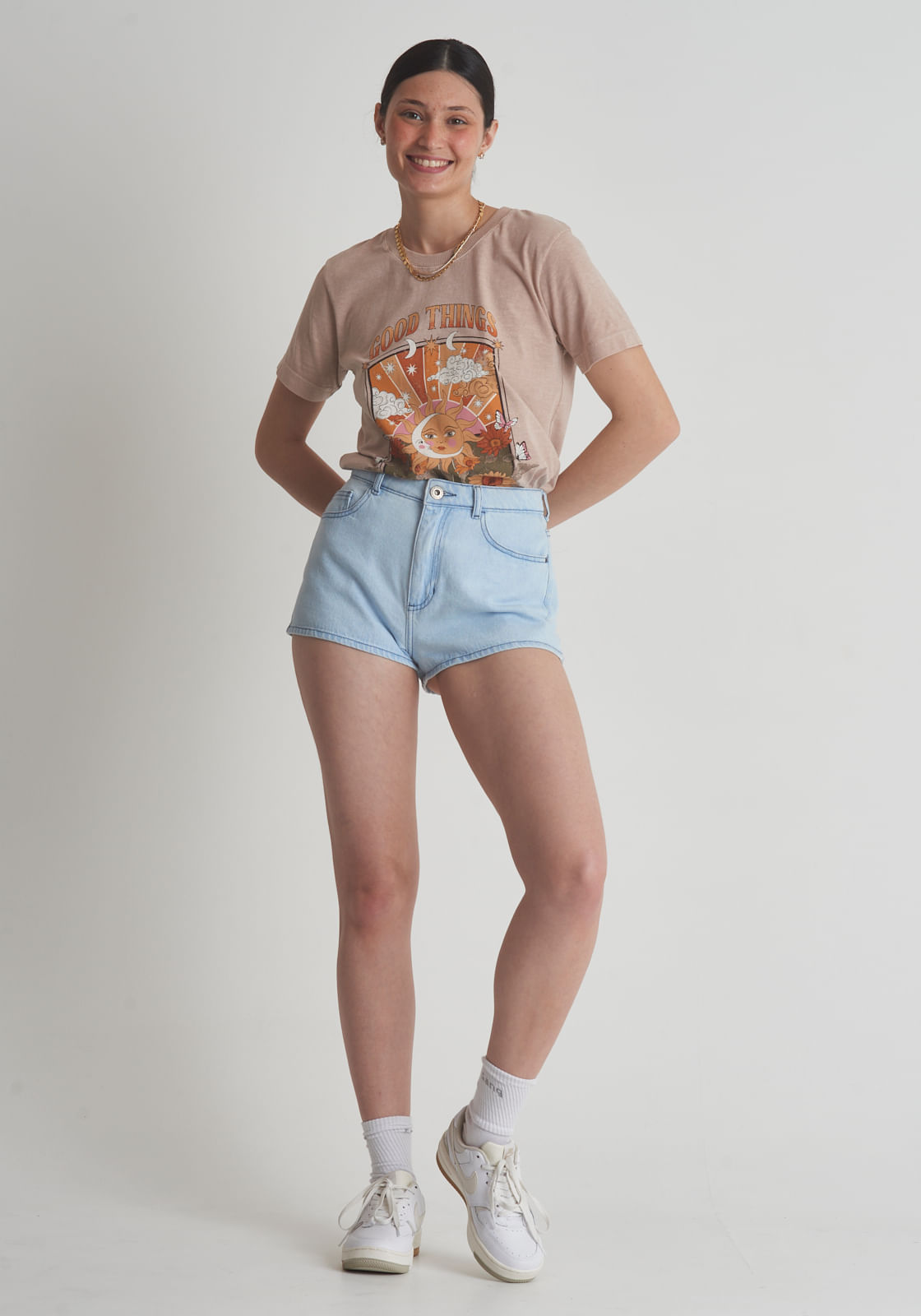 Short mini jeans