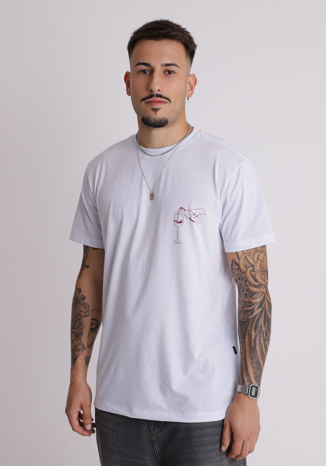 Camiseta em algodão estampa my love language