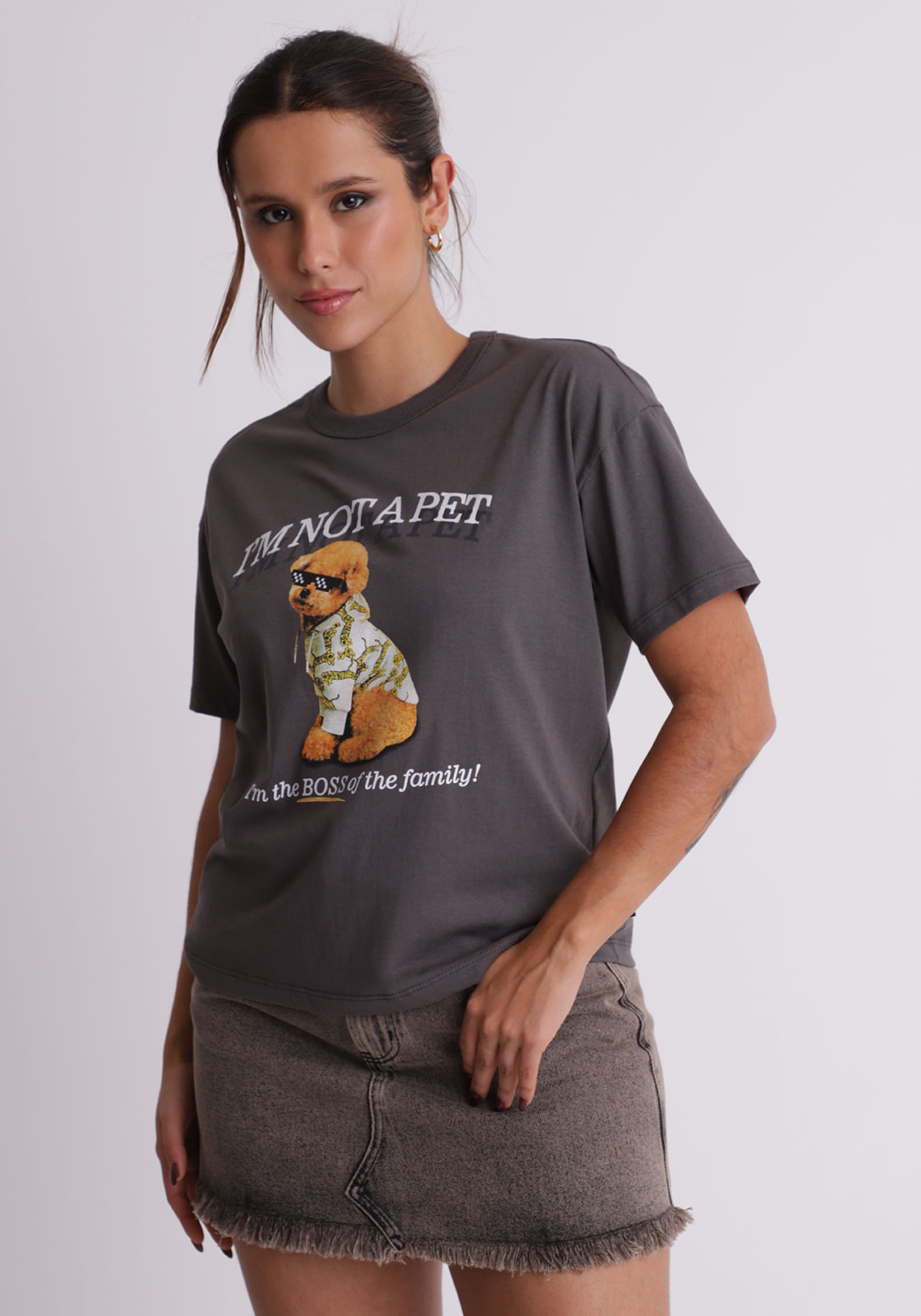 Camiseta estampada i'm not a pet