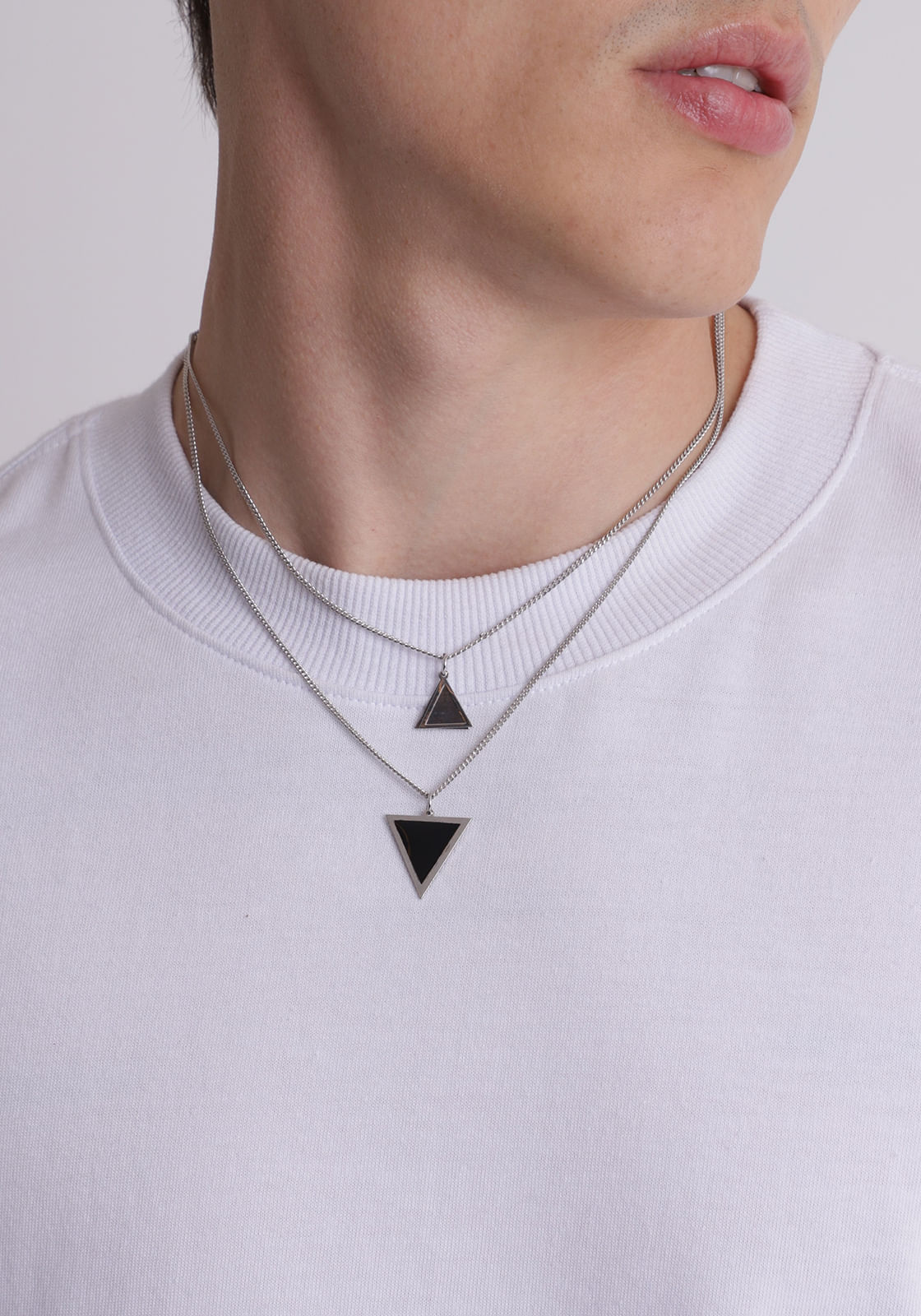 Conjunto colares geométrico