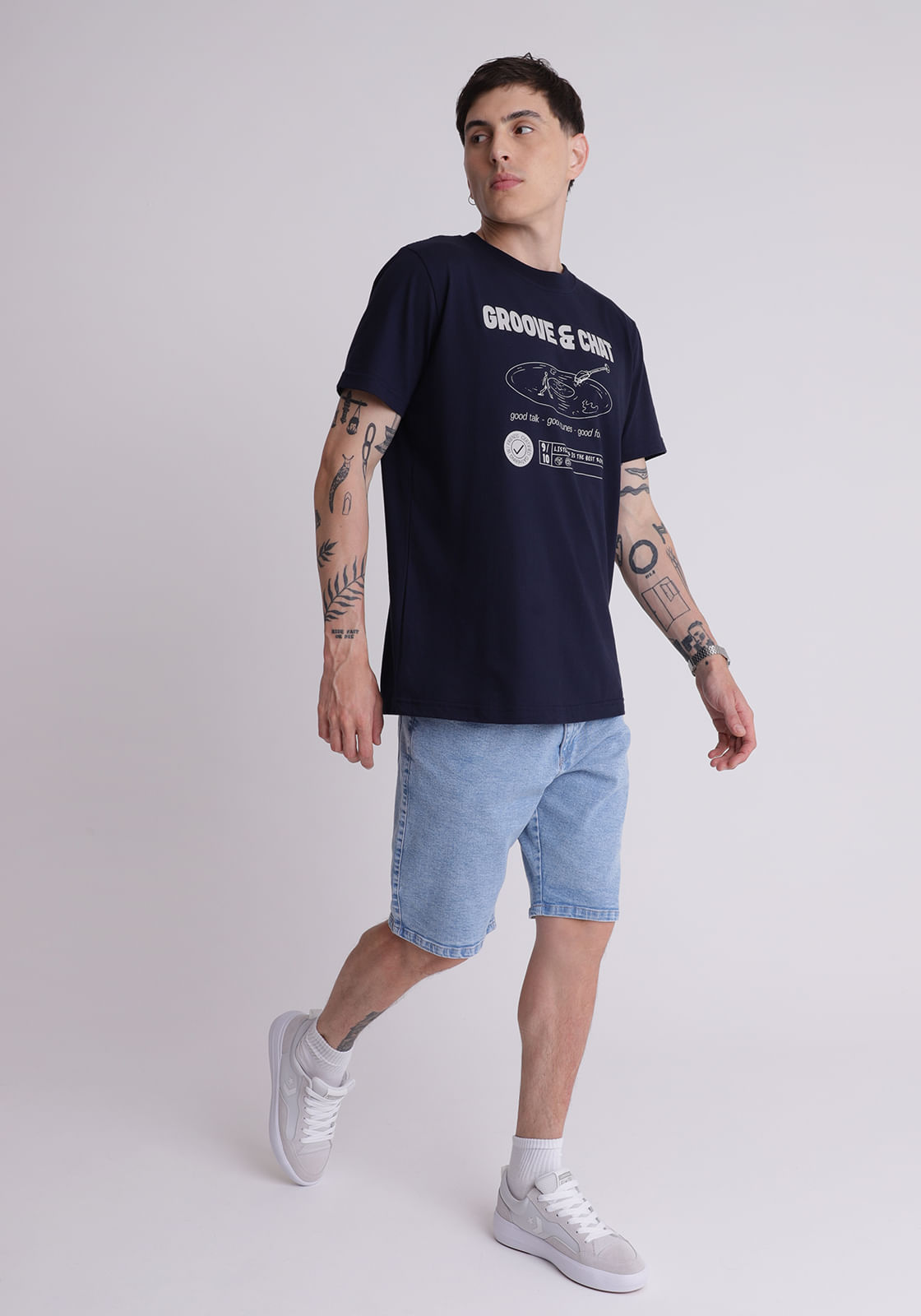 Bermuda jeans slim