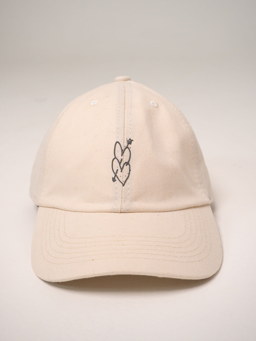 Boné dad hat sarja unissex aba curva off white