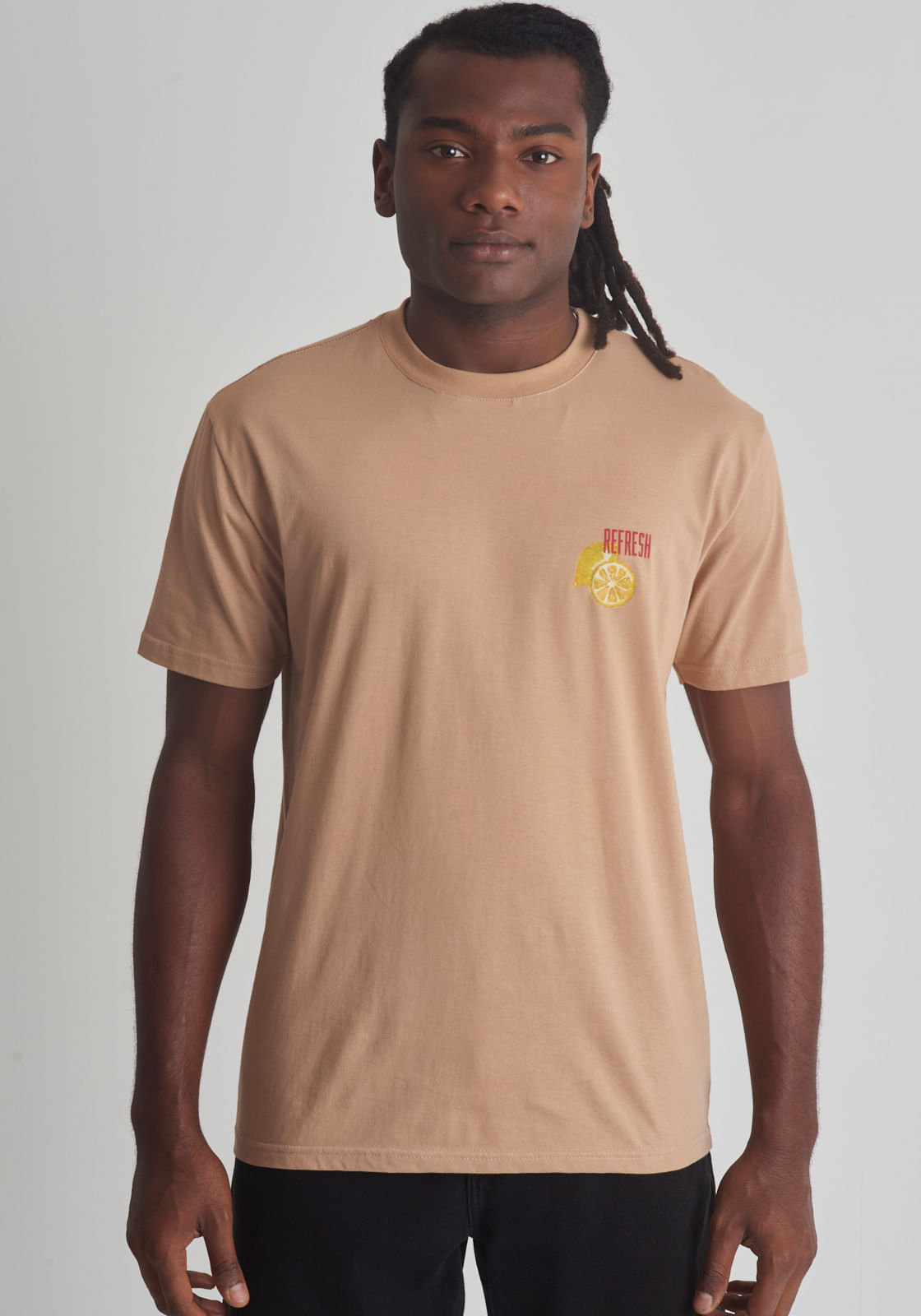 Camiseta algodão estampa fresh start