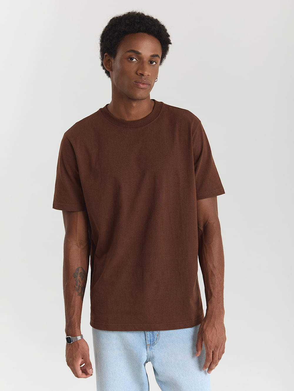 Camiseta comfort em malhão