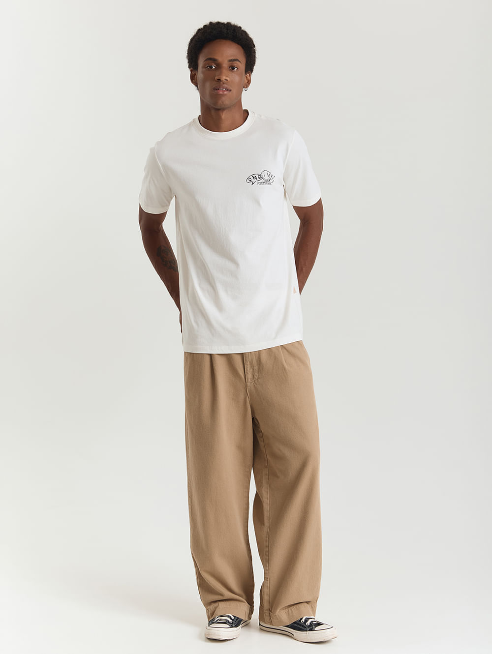 Calça jeans baggy com recortes - Gang - inspire-se Calça jeans baggy com recortes - Gang - inspire-se