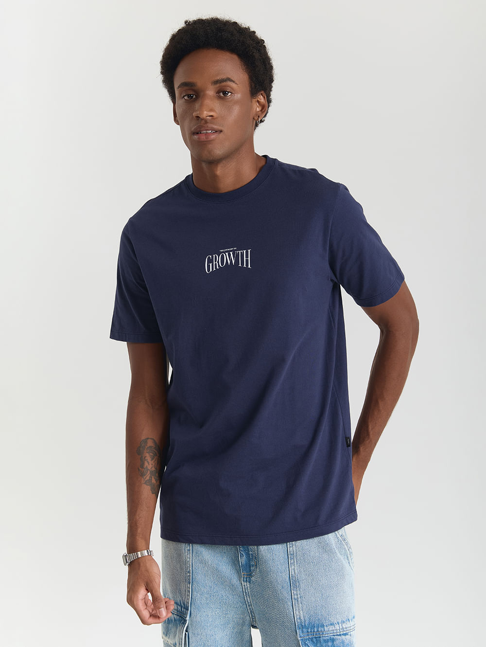 Camiseta comfort estampa growth