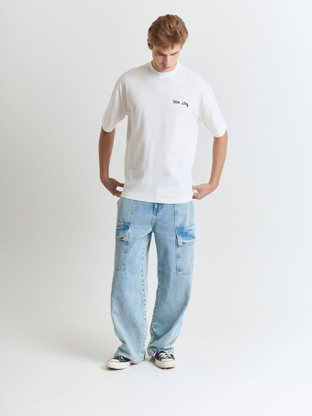Calça jeans baggy carpinteiro - Gang - inspire-se