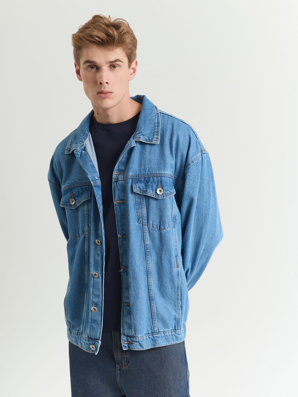 Jaqueta jeans oversized