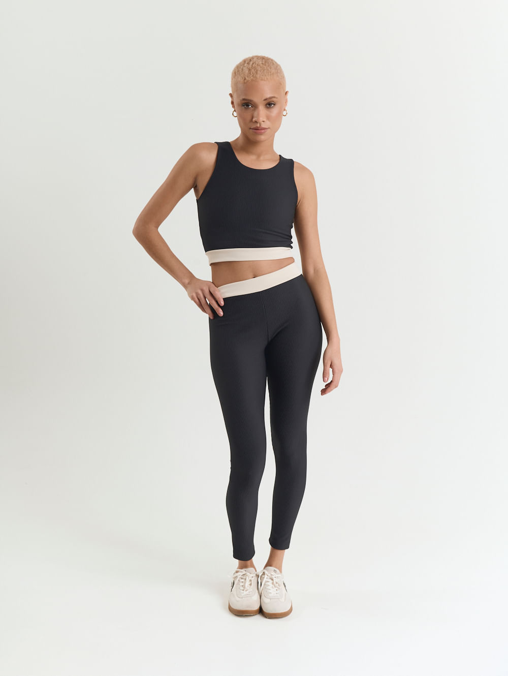 Calça legging canelada moove